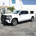 Westin Automotive 19-C SILVERADO/SIERRA 1500 CREW CAB BLACK PLATINUM 4 OVAL NERF BARS 21-4135